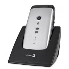 DORO Primo 406 24 Black-Silver - The Perfect Easy-to-Use Phone for Seniors!